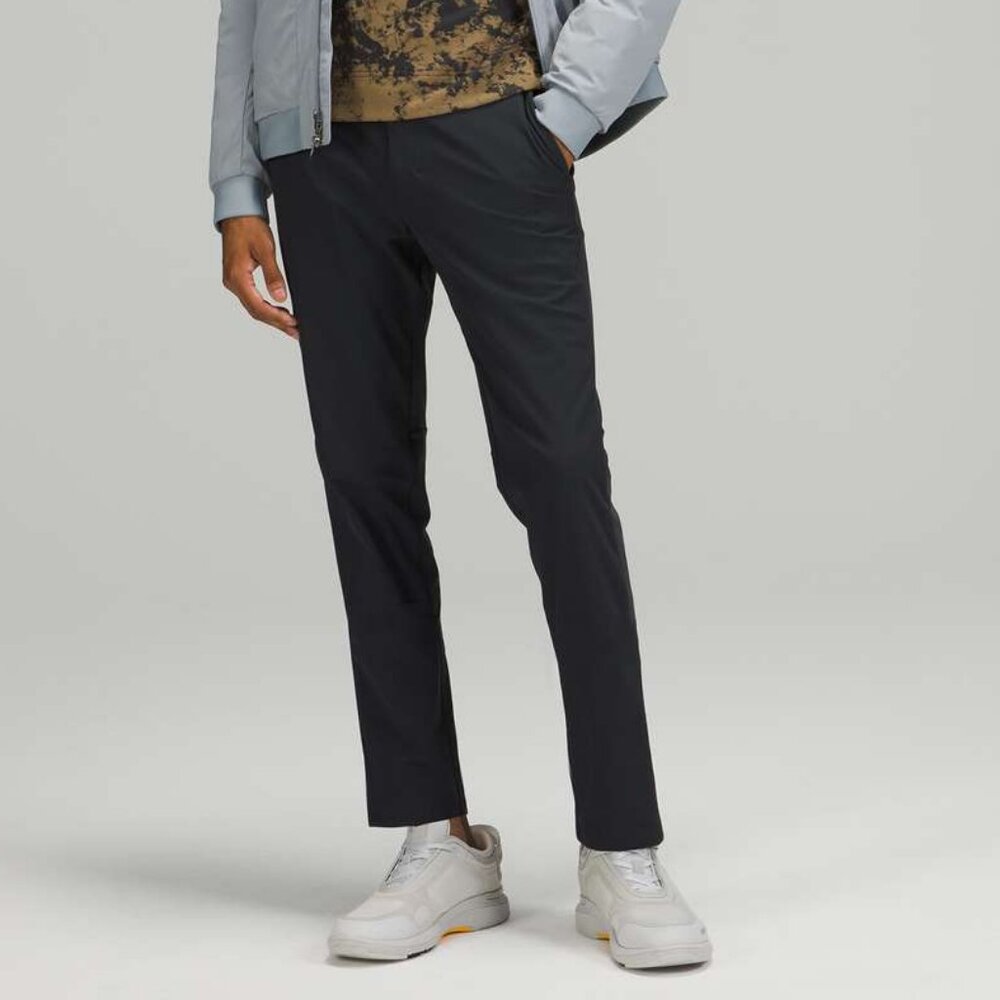 Lululemon Men's Commission Pant Slim 34" *Warpstreme - Obsidian